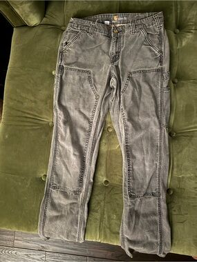 Carhartt Women’s Grey Boot Cut Carpenter Jeans